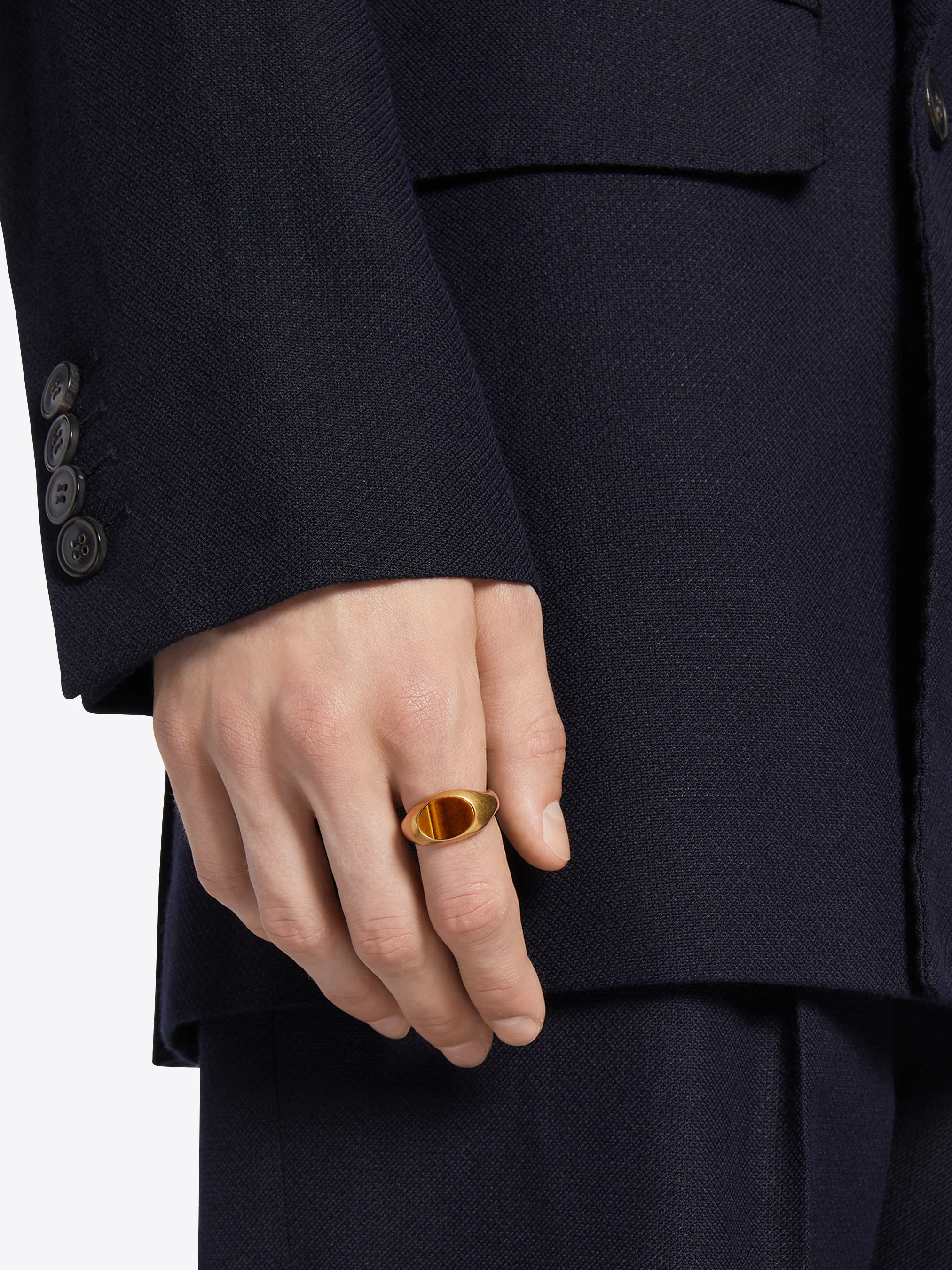 Stone signet ring - Image 6