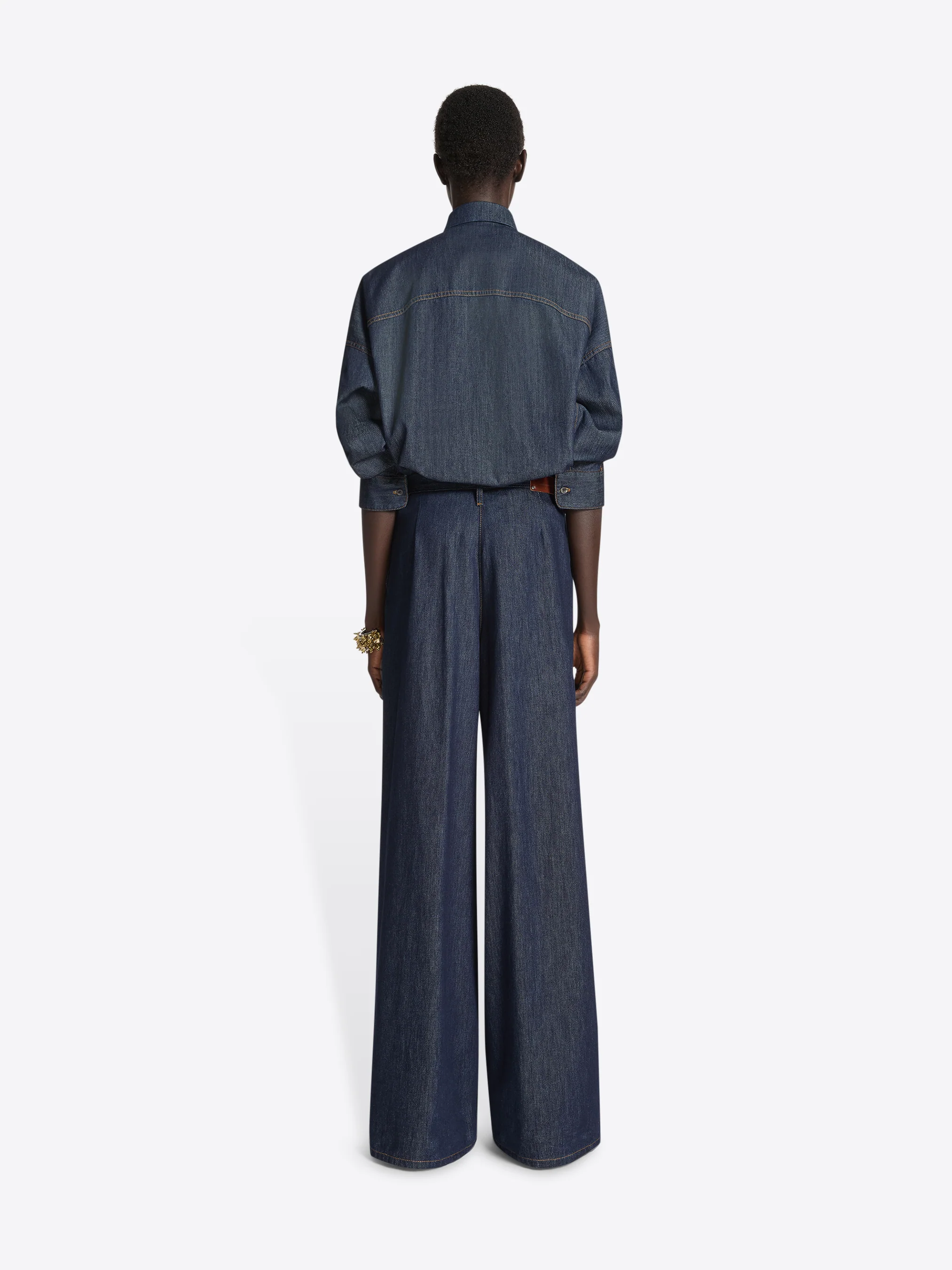 Denim cocoon shirt - Image 4
