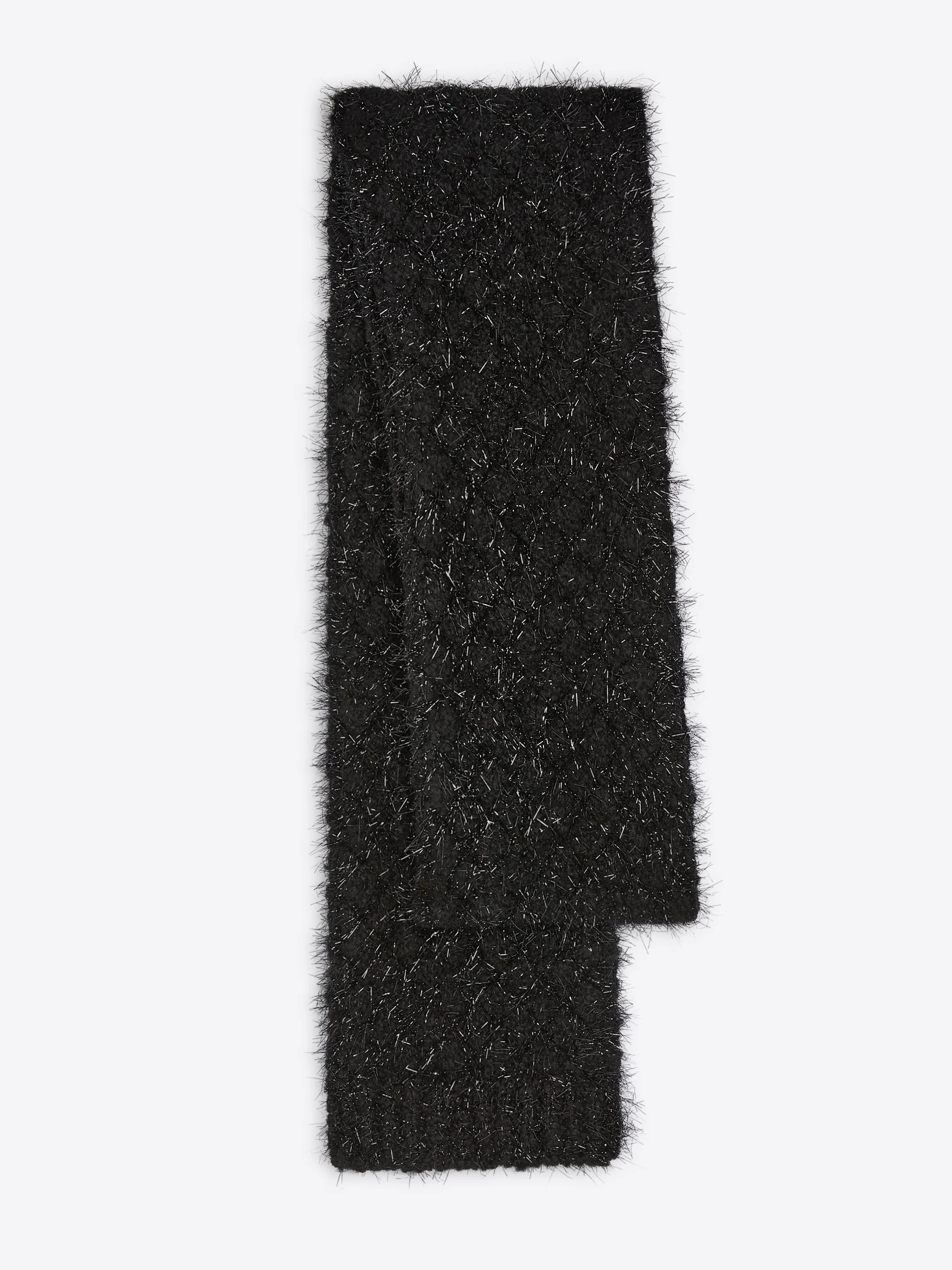 Metallized knit scarf - Image 6