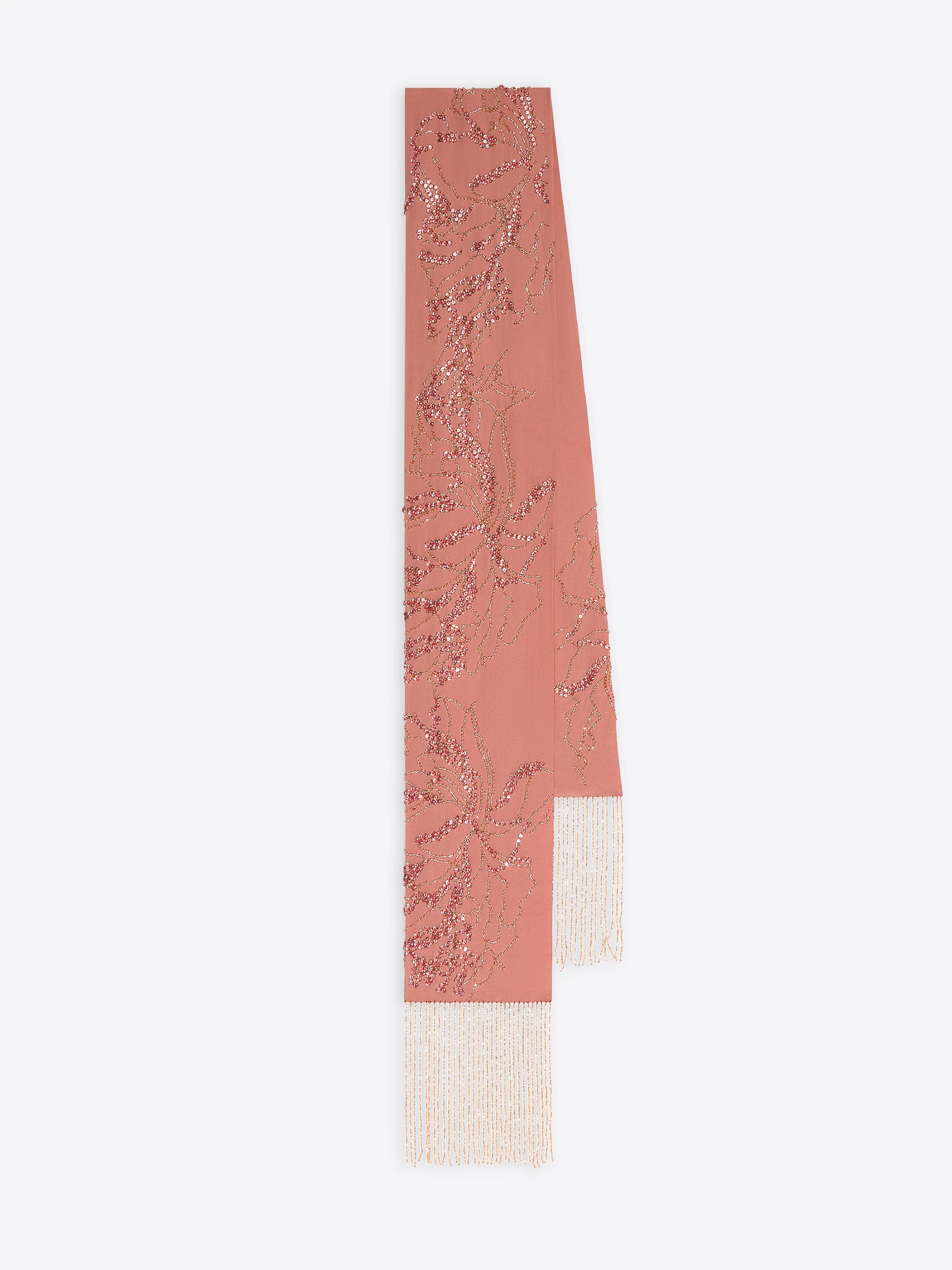 Embellished silk scarf - Image 3