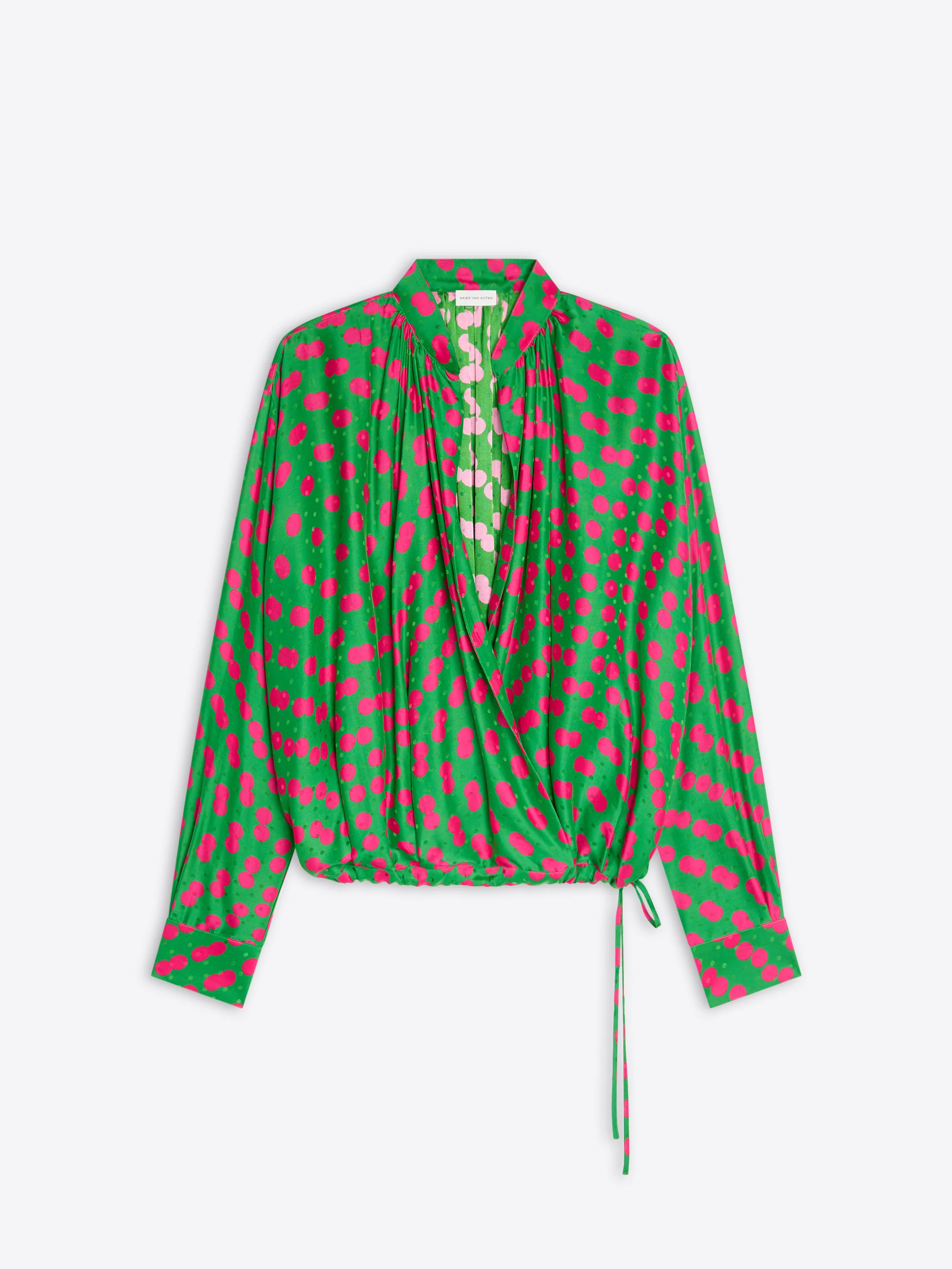 Viscose wrap shirt