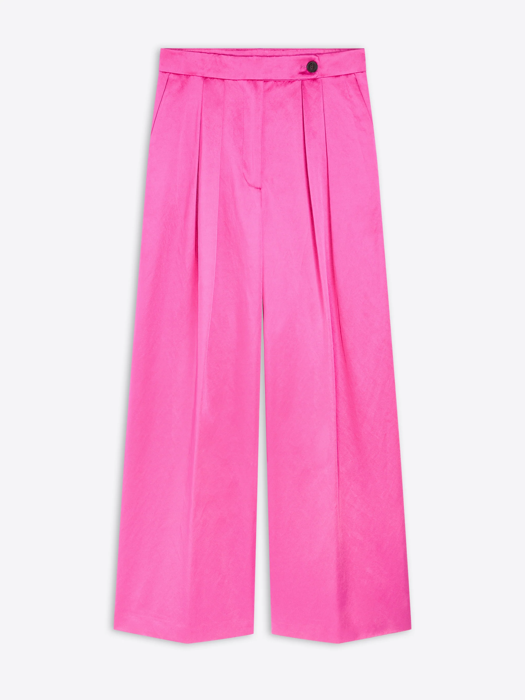 Wide pleated pants