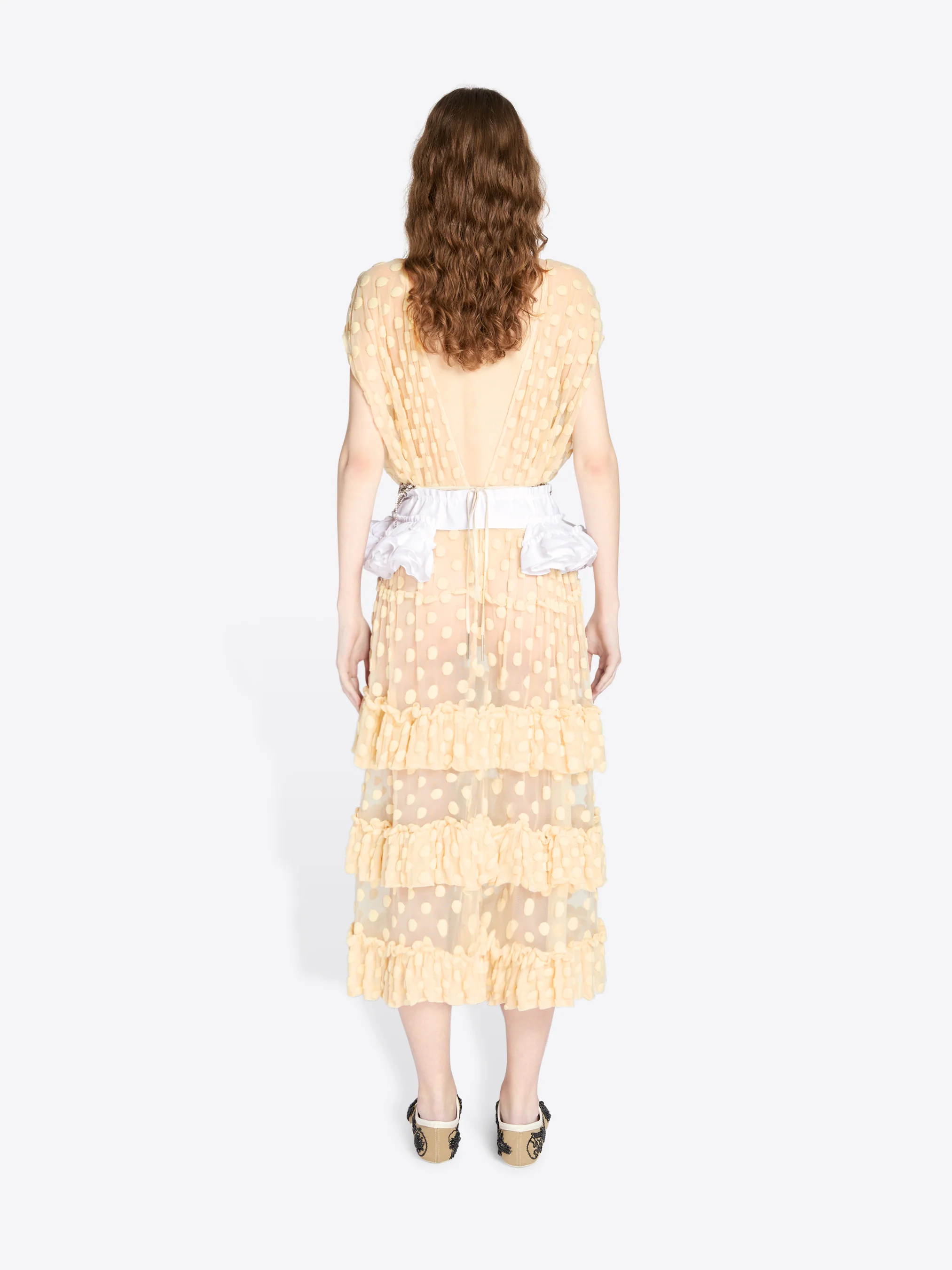 Ruffled mesh dress - Image 4