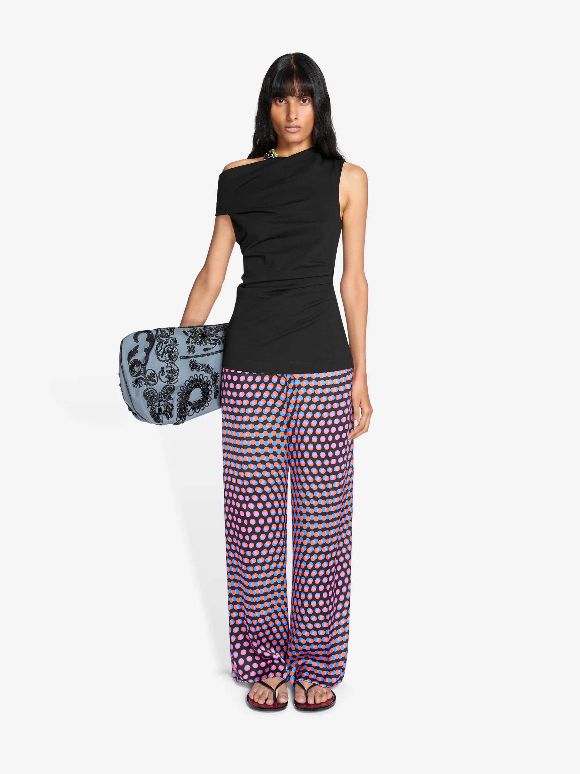 Off-shoulder jersey top - Image 6