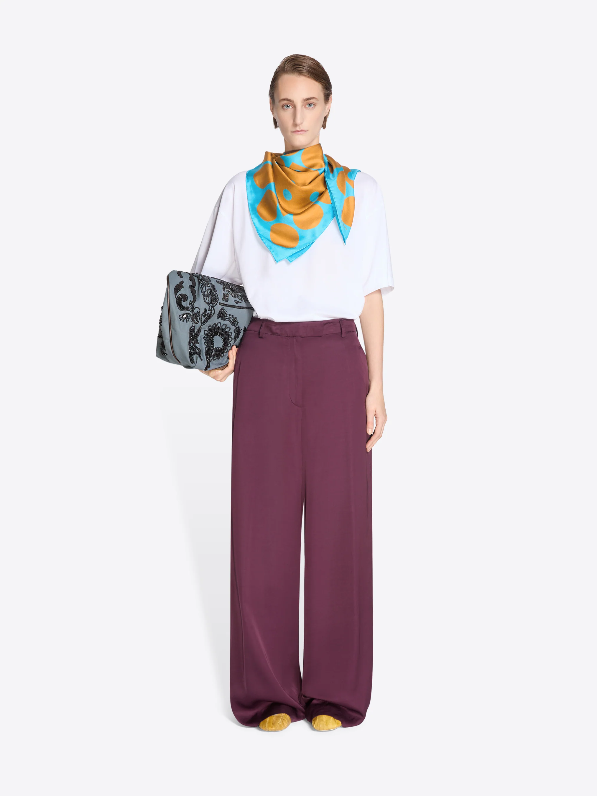 Silk square scarf - Image 5