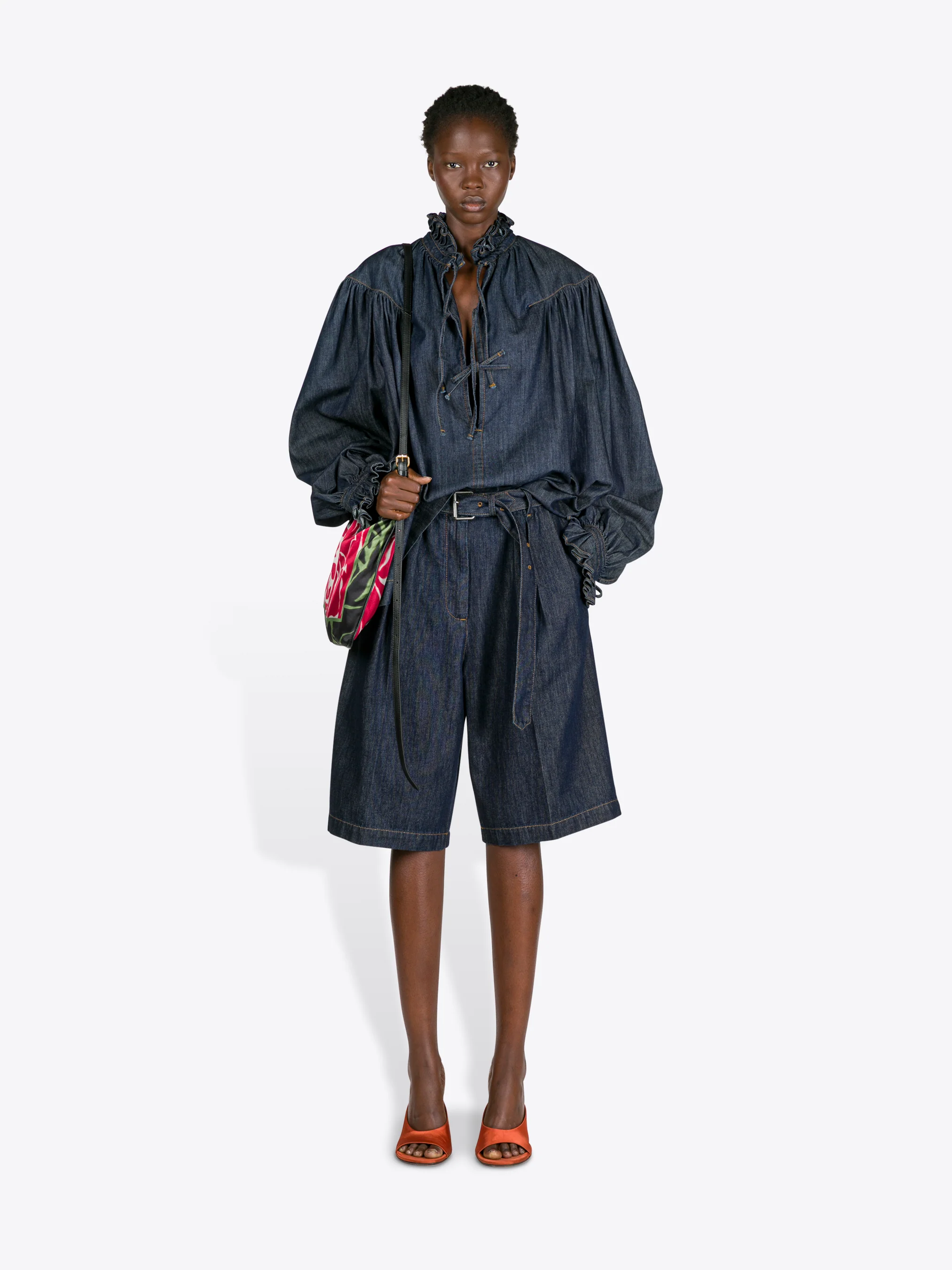 Open-toe satin mules - Image 5