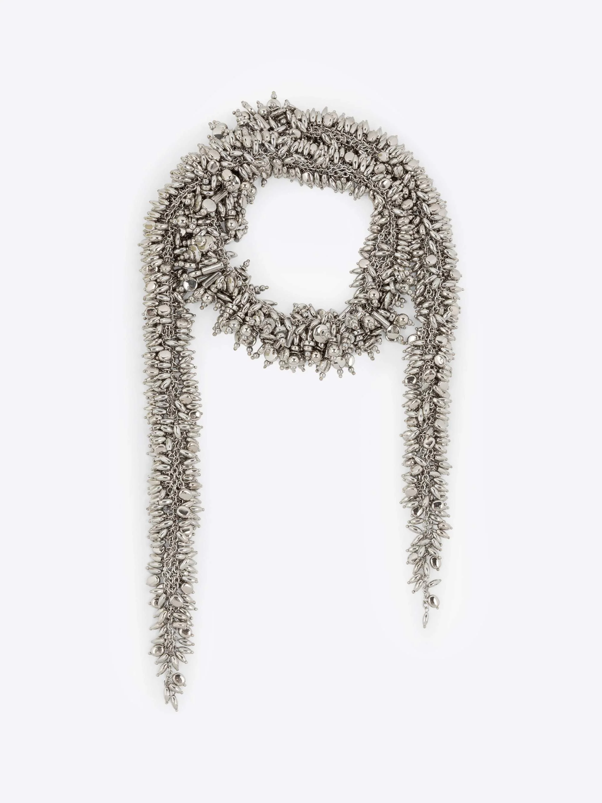 Embroidered scarf necklace - Image 3