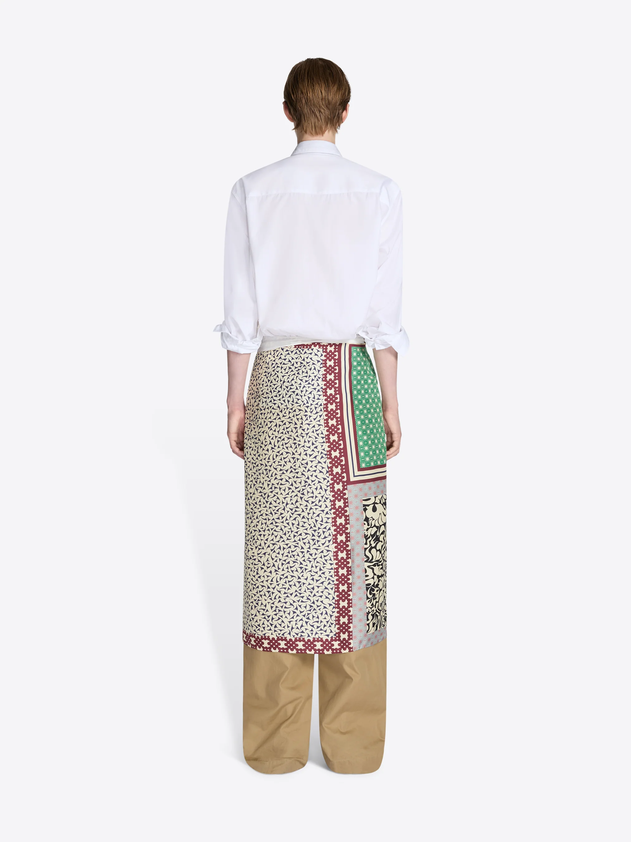 Long wrap scarf-skirt - Image 4