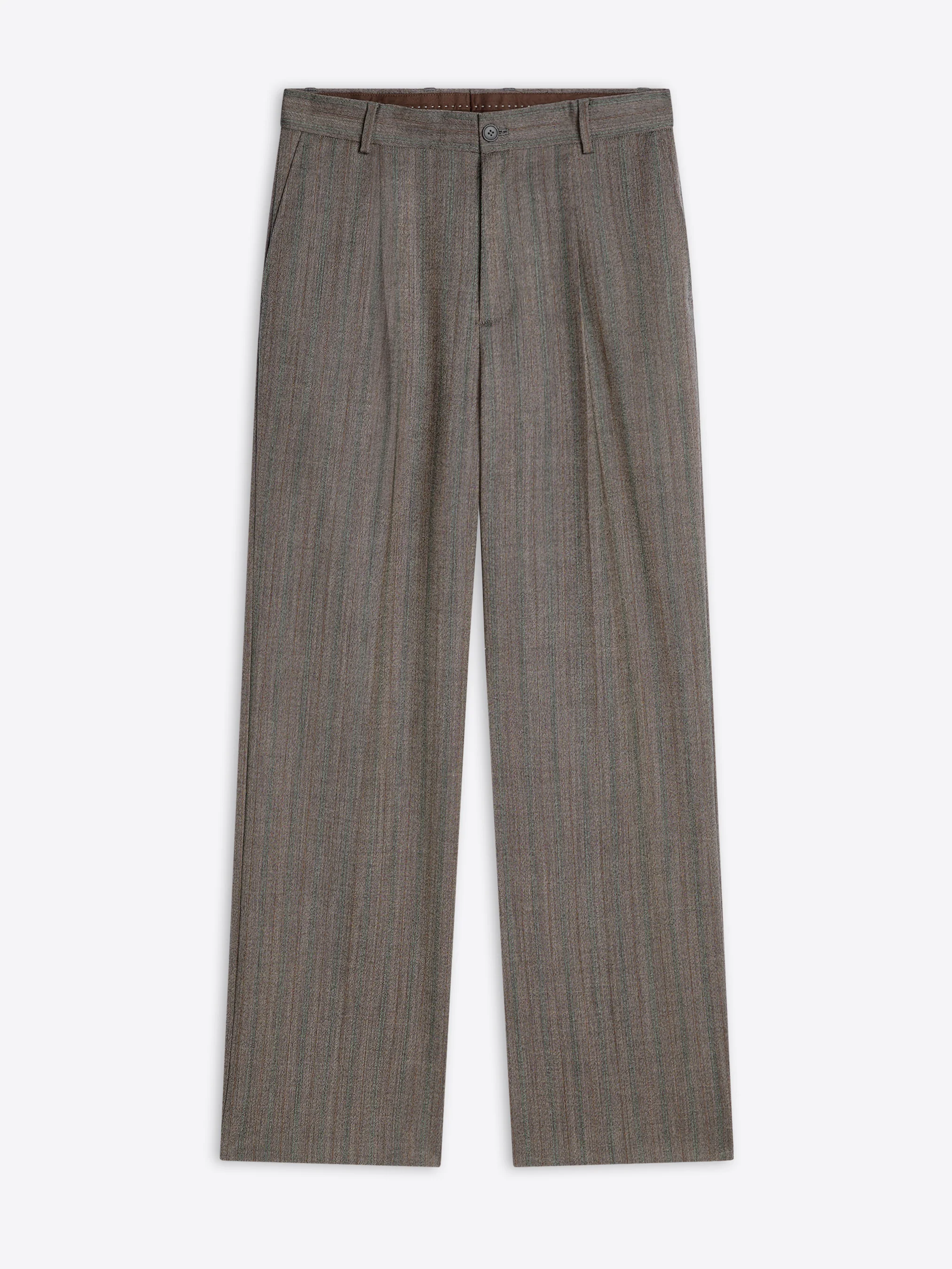 Straight wool pants