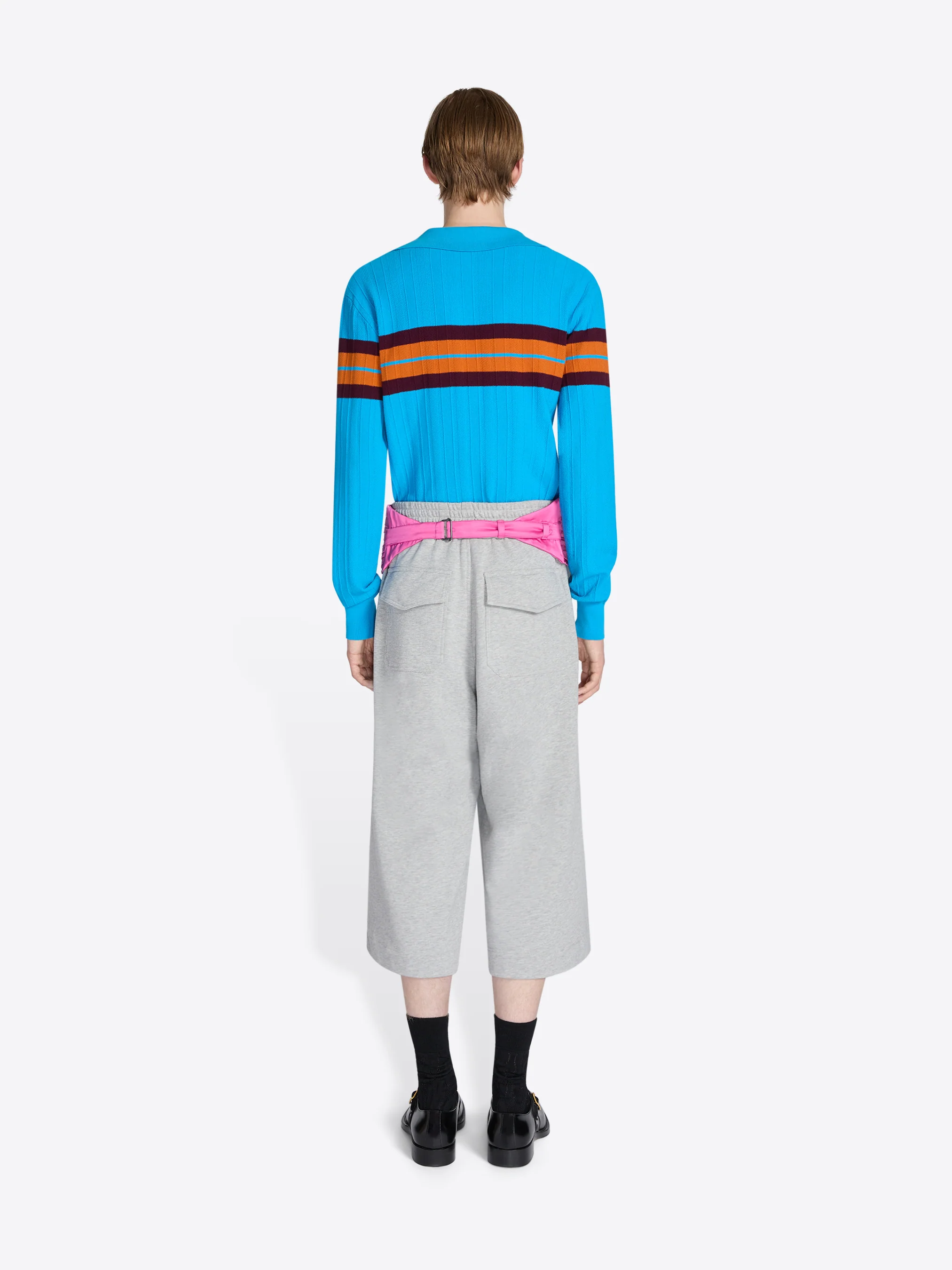 Block stripe polo shirt - Image 4