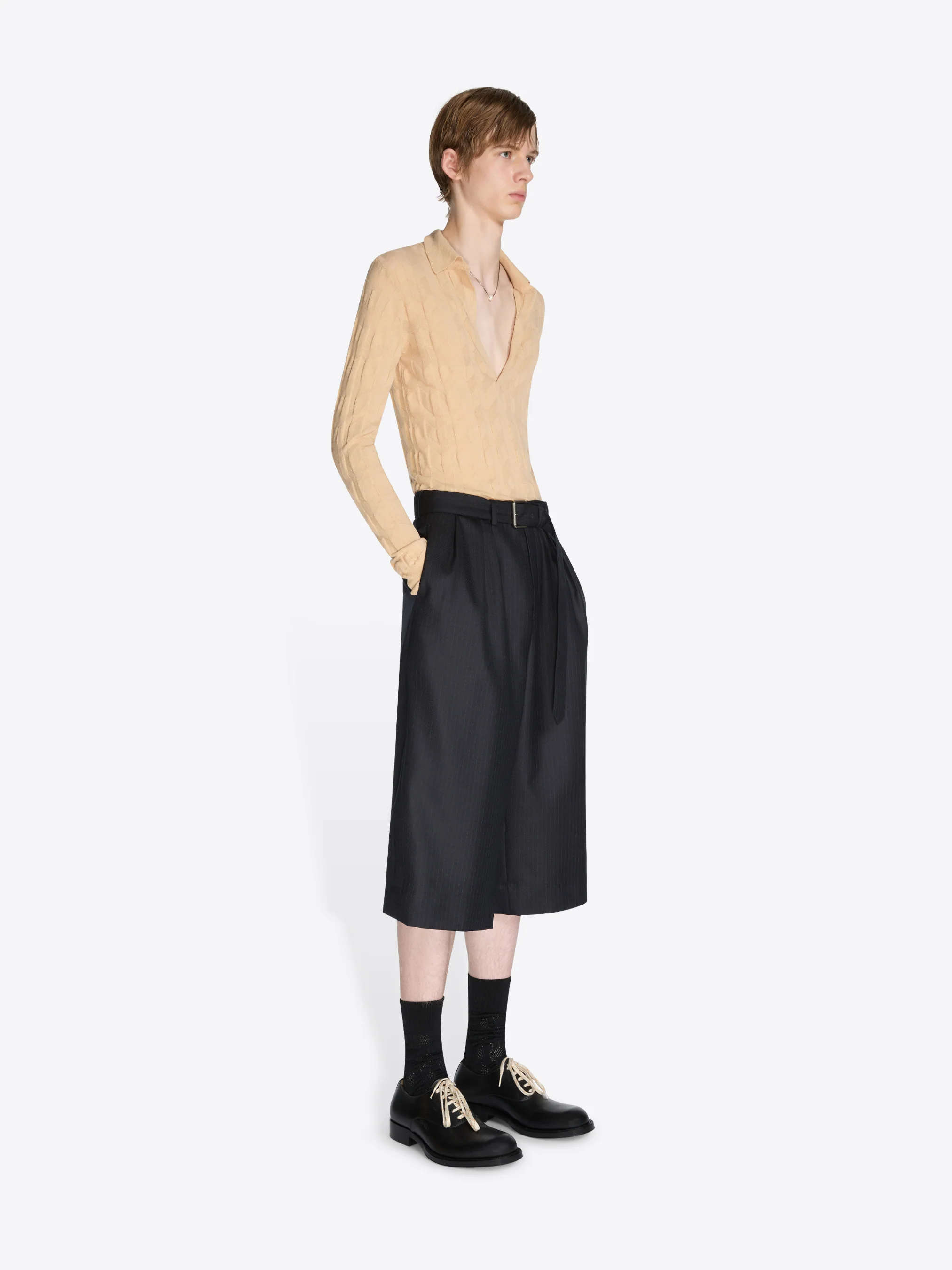Knit polo shirt - Image 3