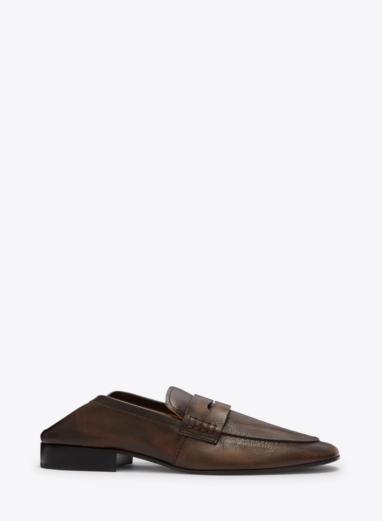 Leather loafers