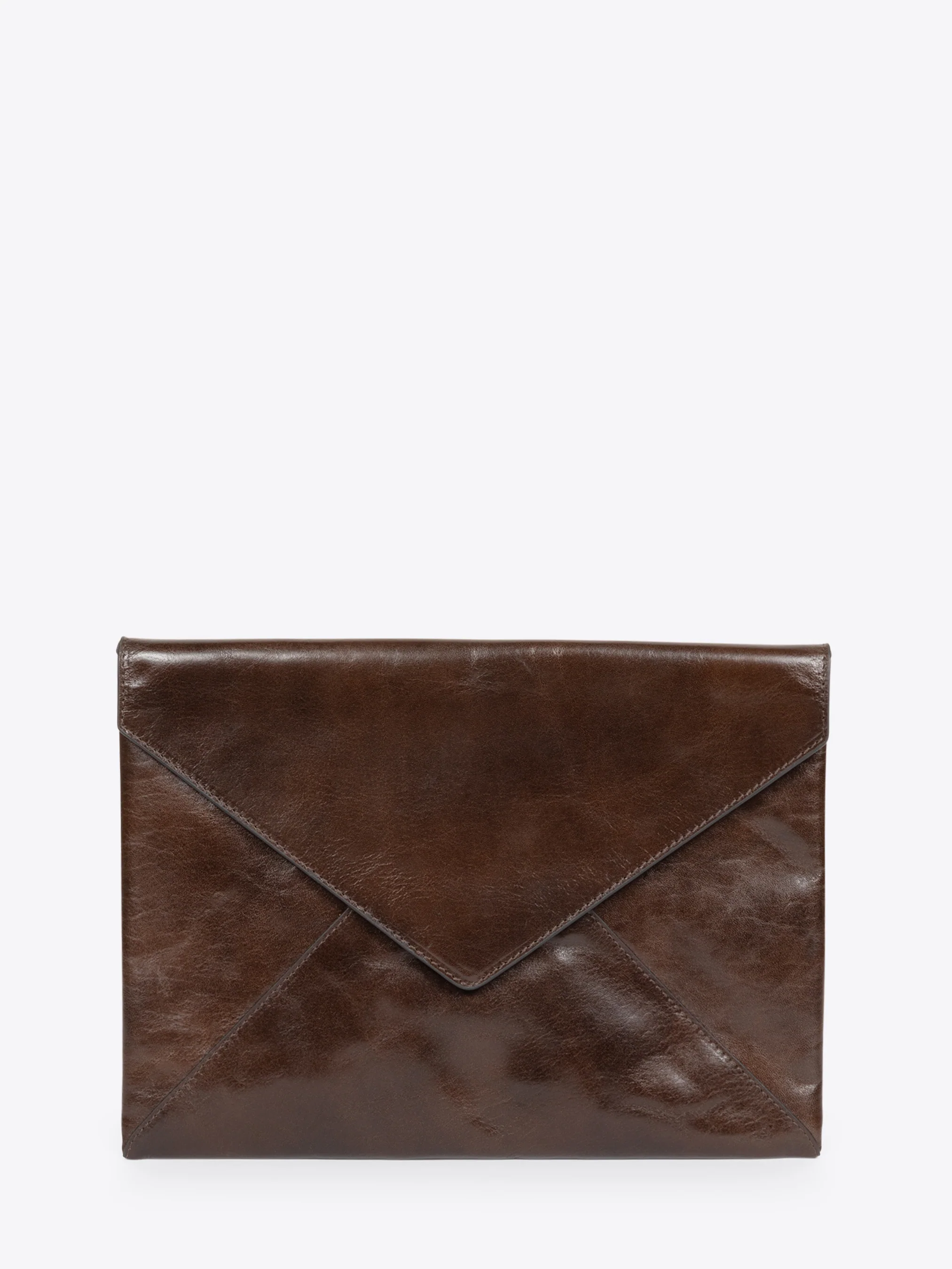 Large leather envelope pouch