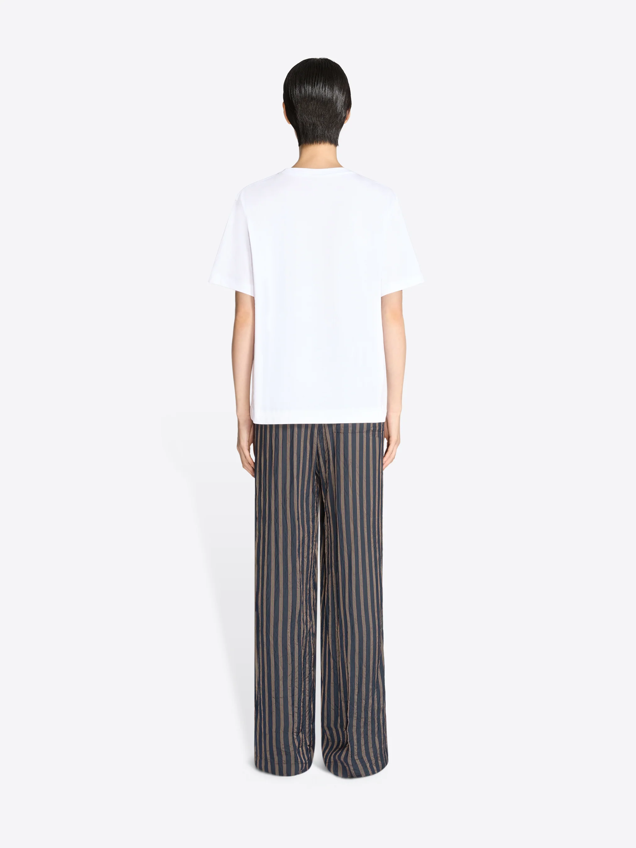 Wide pleated pants - Image 4