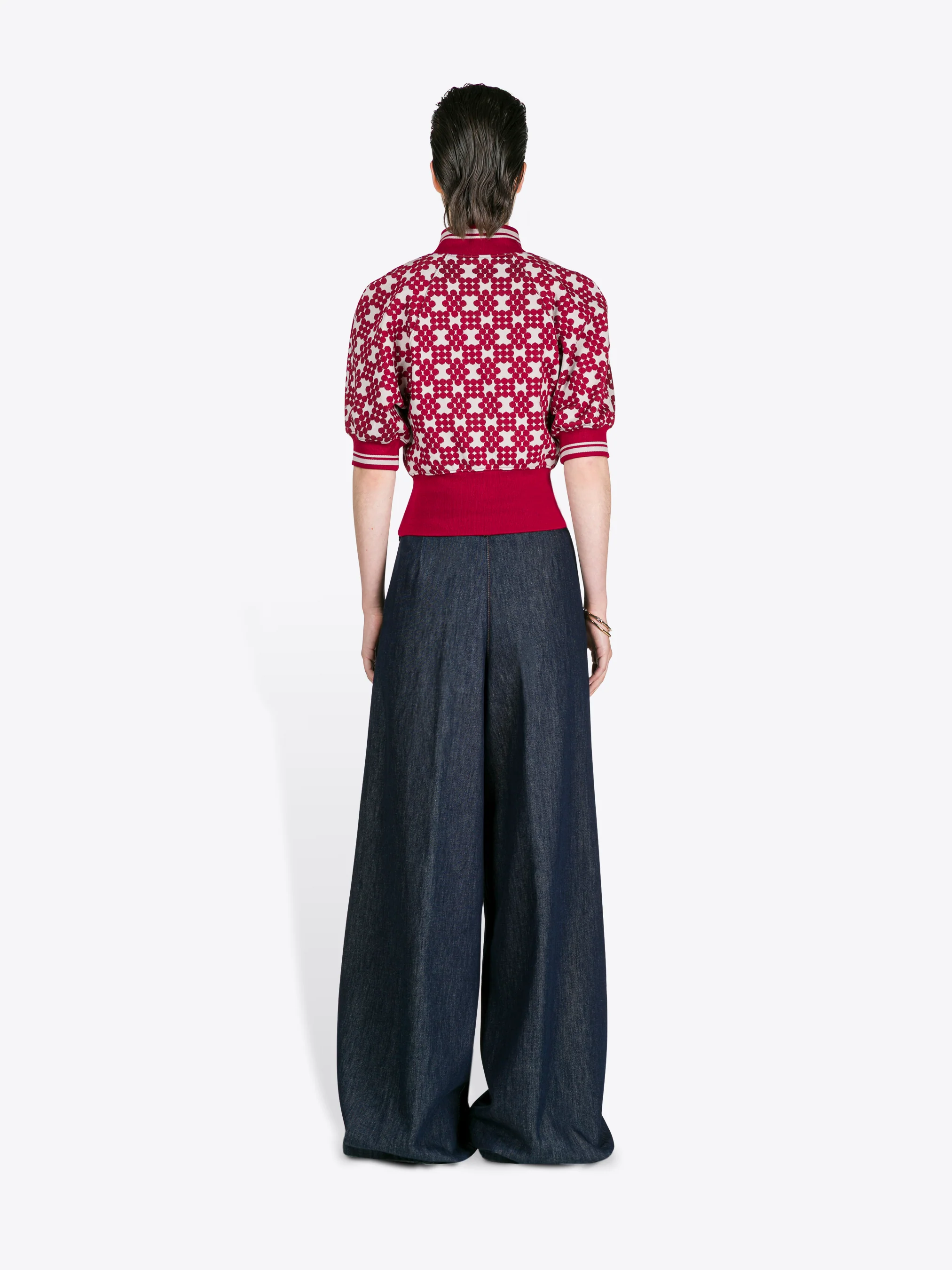 Ribbed jacquard sweater - Image 4